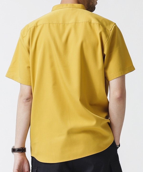 《WEB限定》エントリーバンドカラーシャツ／半袖