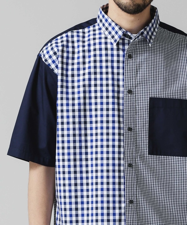 クレイジーチェックビッグシャツ／半袖 / パターン3 | 6681121015 | ナノ・ユニバース公式通販サイト｜NANO universe