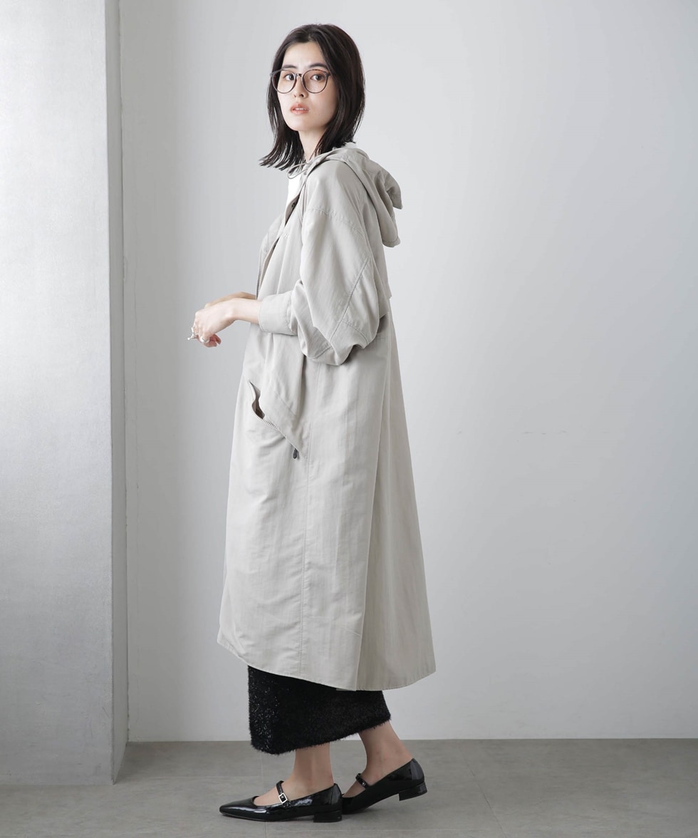 別注 SUPPLEX LONG DENALI COAT / ブラック | 6713211038 | ナノ