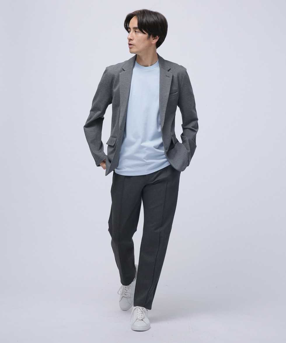 LB.03/N trousers ハイストレッチイージーパンツ / ブラック