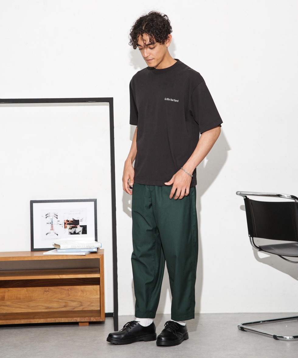 別注 Wide Tapered Pants / ブラック | 6703227087 | ナノ・ユニバース