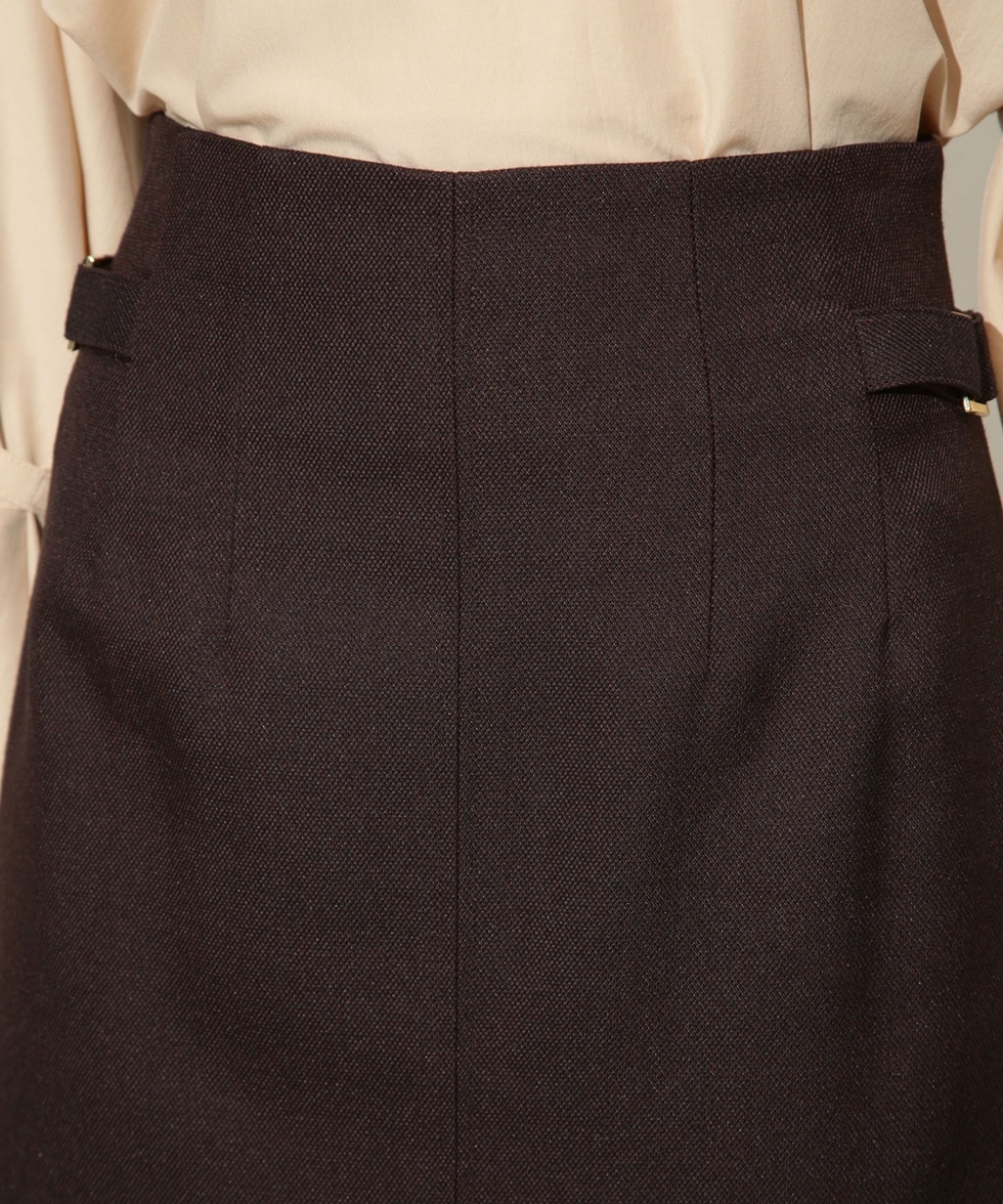 キャサリンマランドリーノ フレア ティアード 総刺繍スカート - スカート