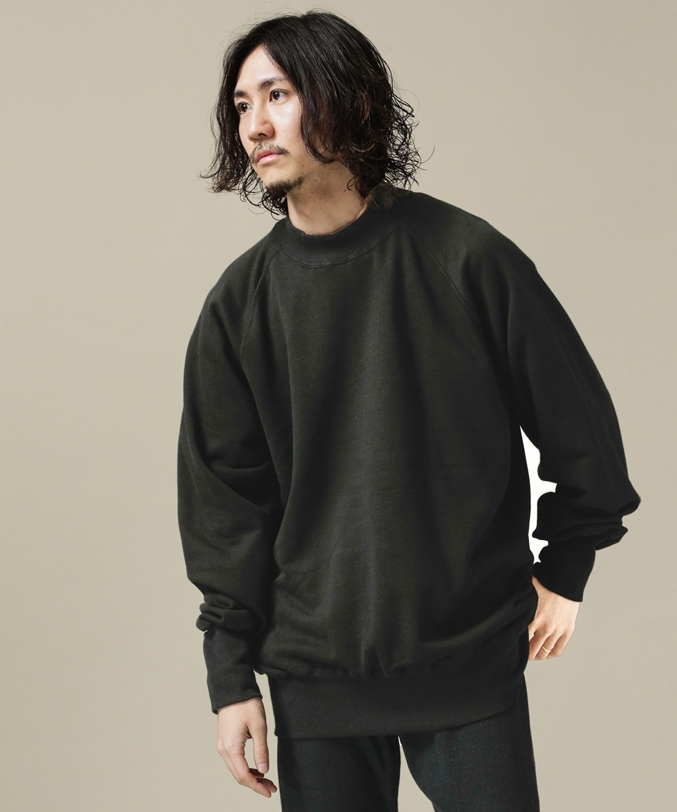 をプレゼン NIKE 希少XLもっちり肉厚モックネックスウェットくすみ