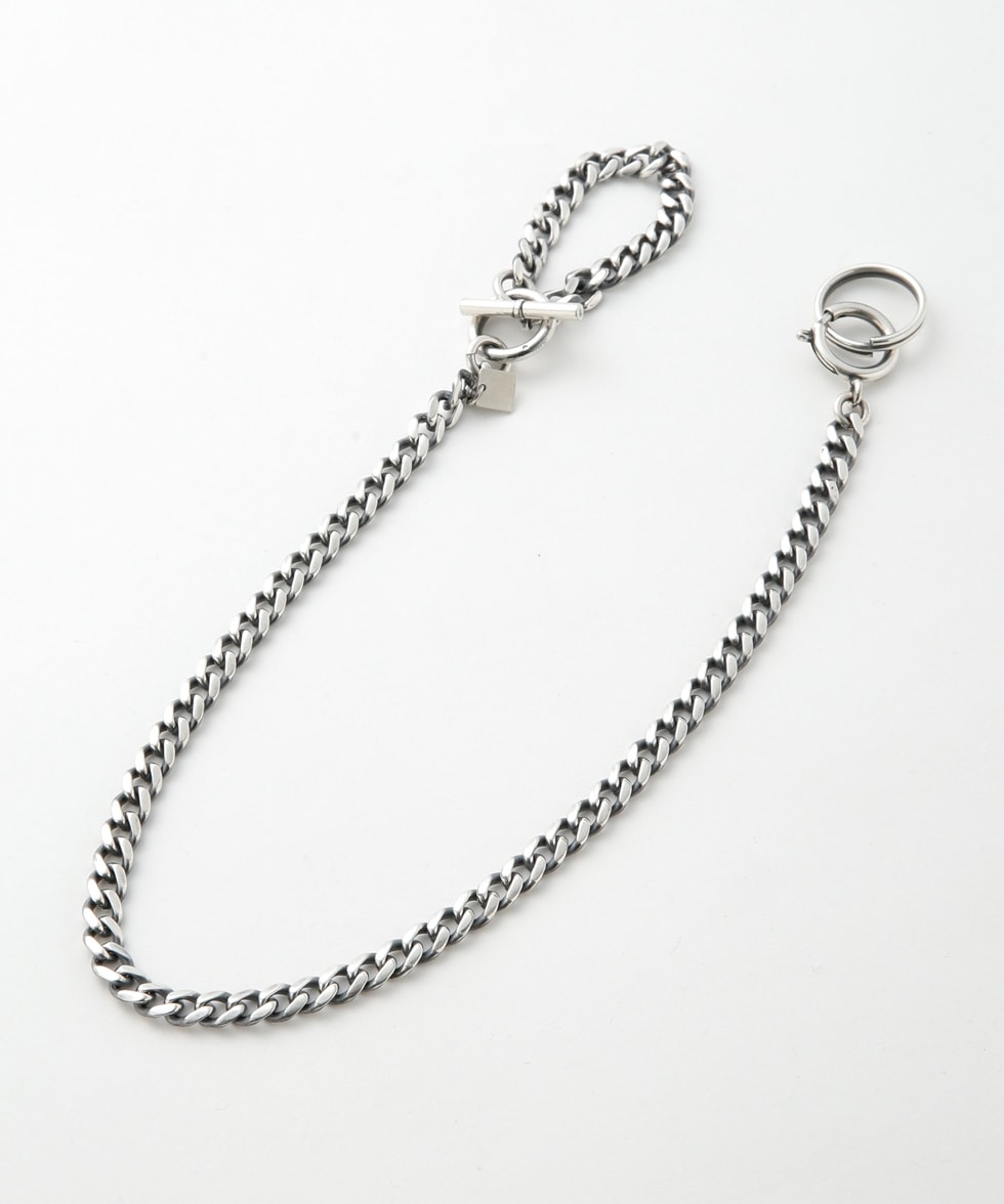 別注 Ｃｕｒｂｌｉｎｋ Ｗａｌｌｅｔ Ｃｈａｉｎ / シルバー