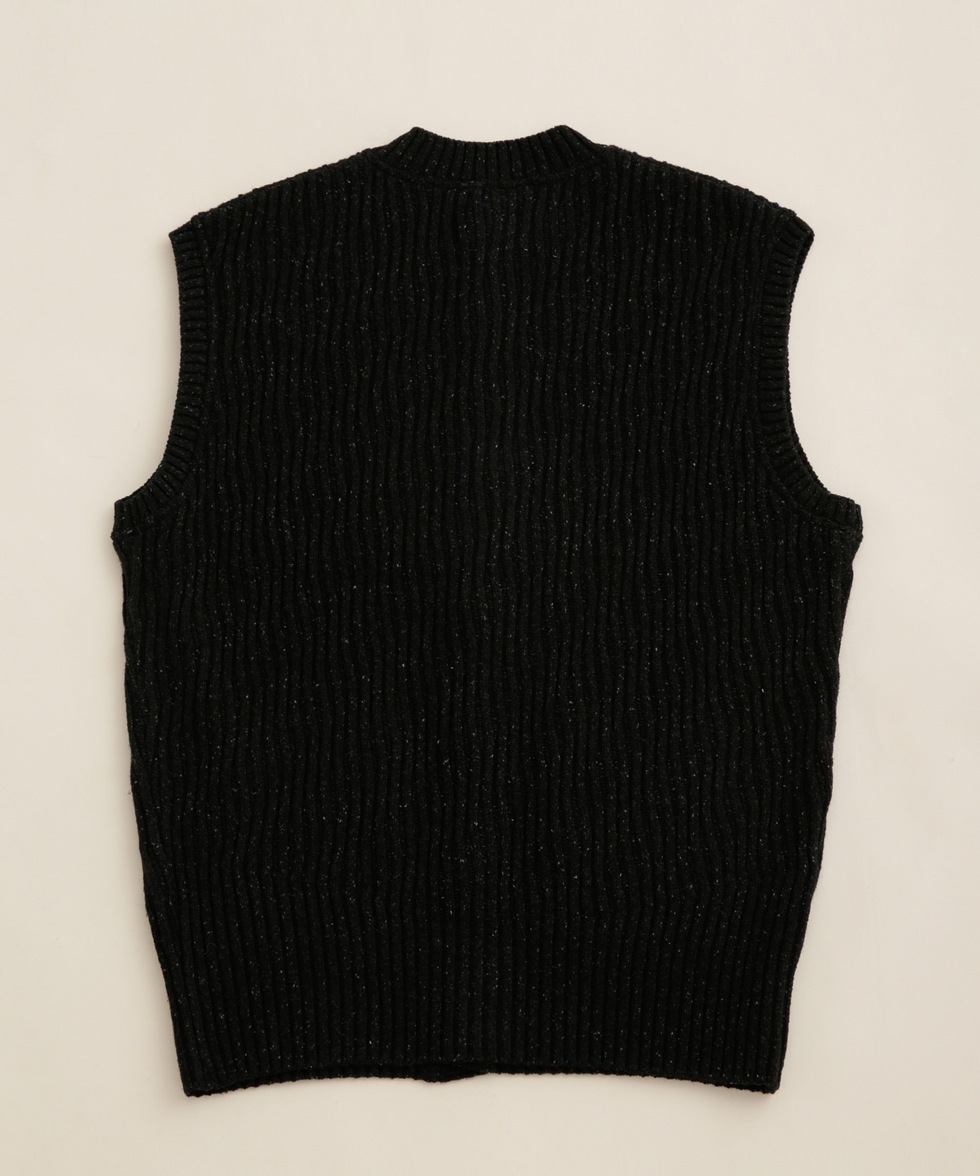 MY KNIT VEST / ブラック | 6702222131 | ナノ・ユニバース公式通販