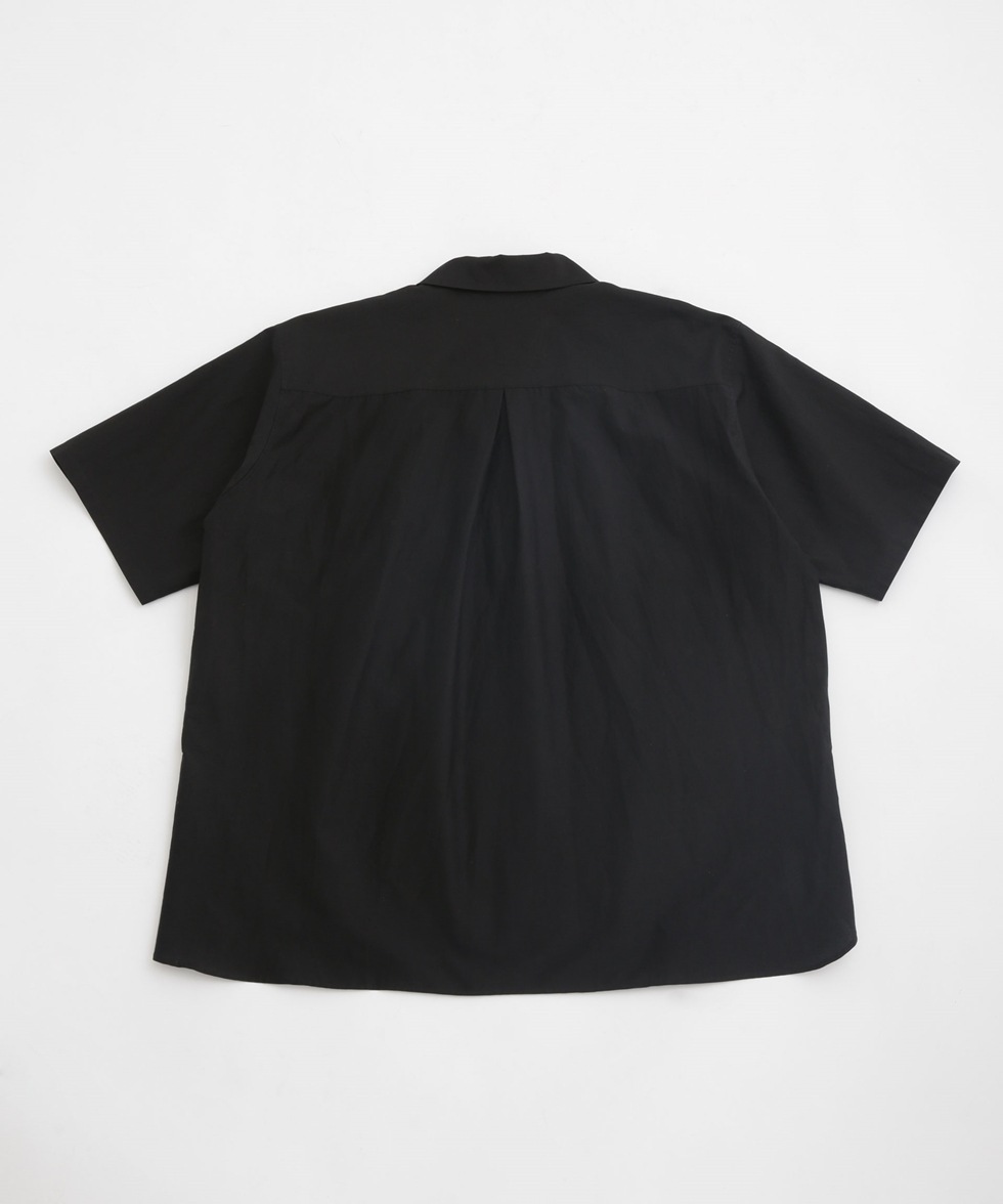 CAMP COLLAR SHIRT C / ブラック | 6703121002 | ナノ・ユニバース公式