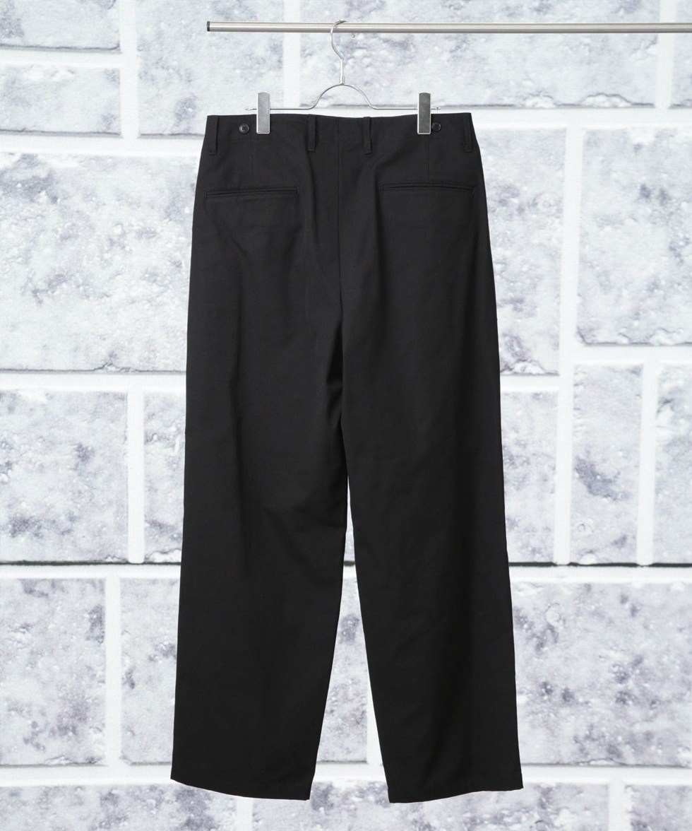 TWISTED LIGHT CANVAS WIDEPANTS