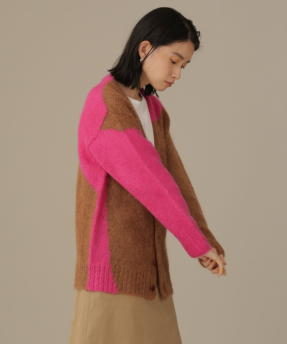 Hand Knitted Mohair Cardigan / パターン1 | 6712222236 | ナノ