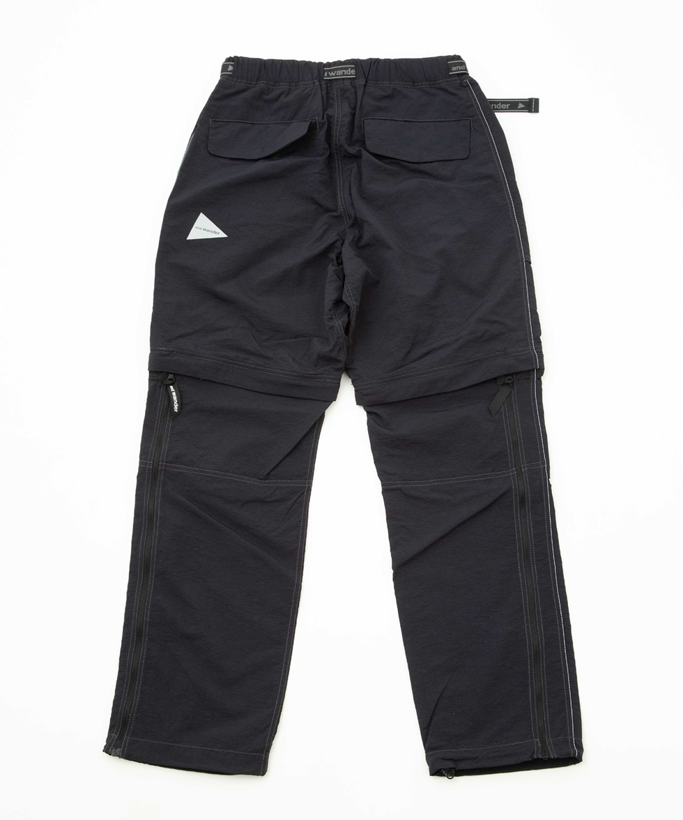 Ny taffeta hiker 2way pants / ブラック | 6713127070 | ナノ