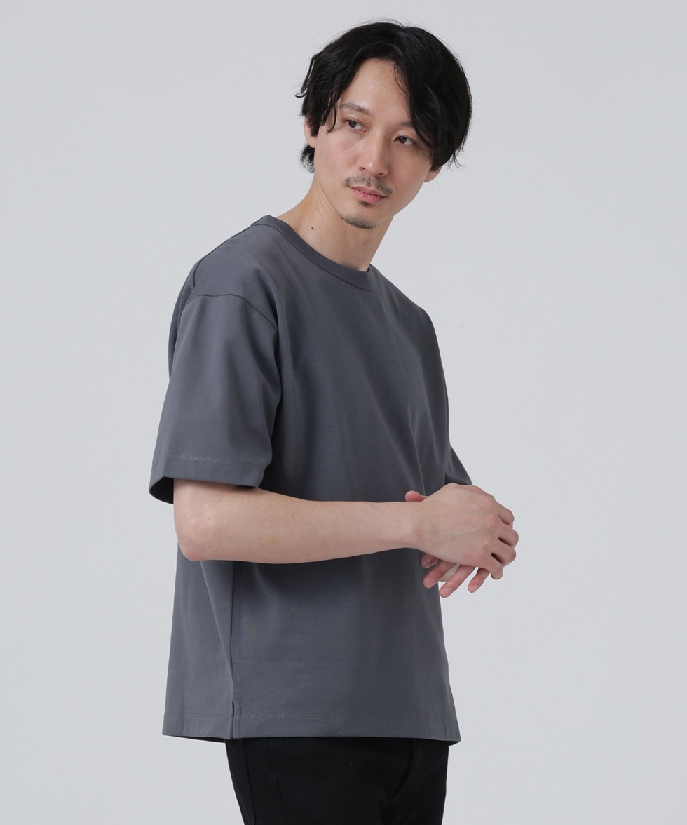 LB.04/ライトダンボールＴシャツ② / チャコール | 6723124273 | ナノ