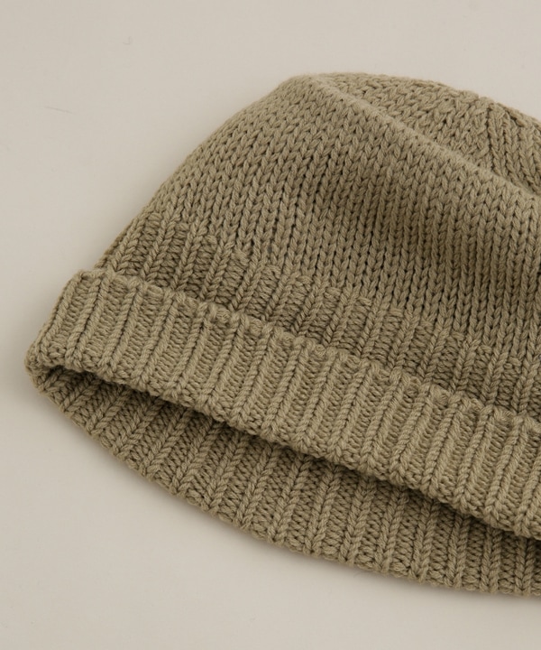 Flat Top Roll Knit Hat