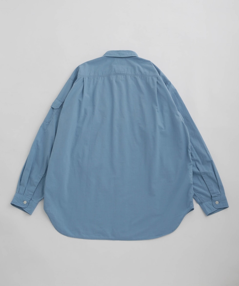 Field L/S Shirt / ブルー | 6703120137 | ナノ・ユニバース公式通販
