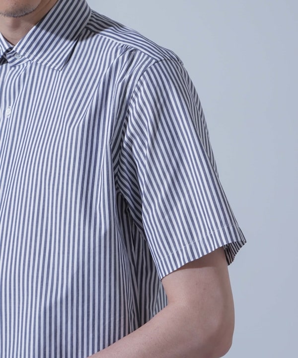 「N SHIRTS」AntiSoaked(R)汗染み防止セミワイドカラーシャツ半袖
