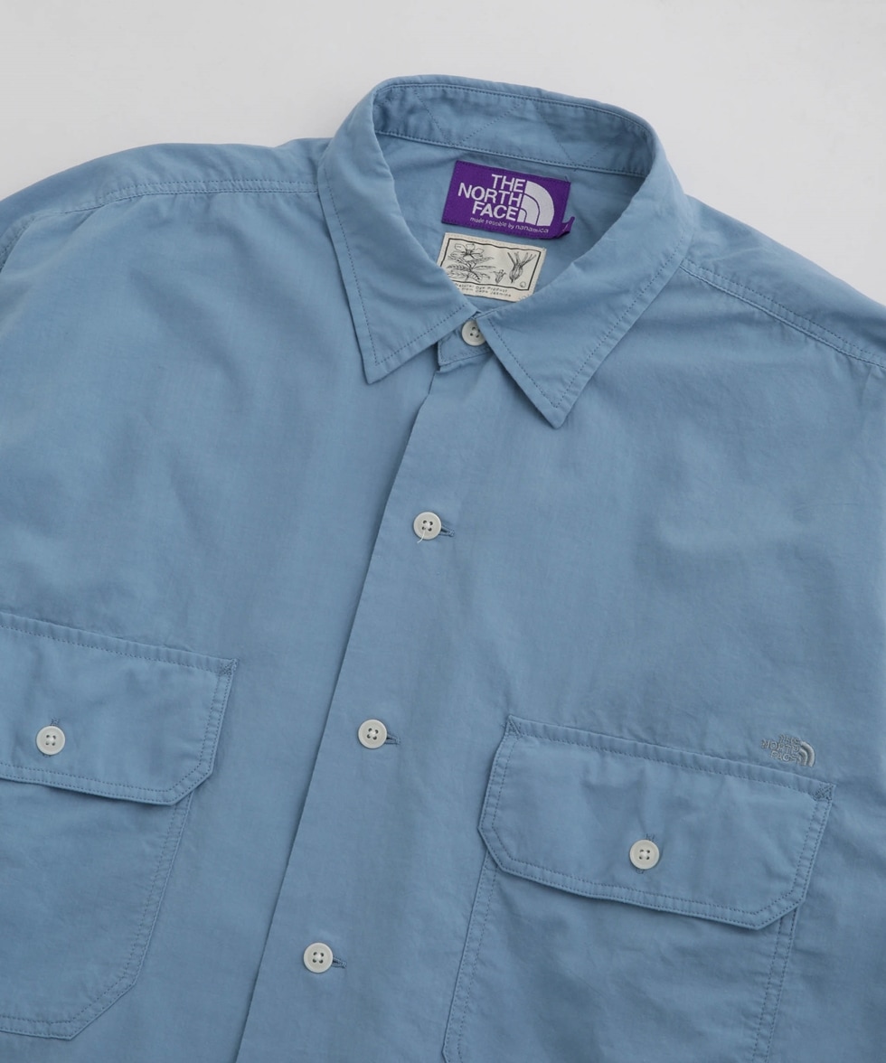 Field L/S Shirt / ブルー | 6703120137 | ナノ・ユニバース公式通販 