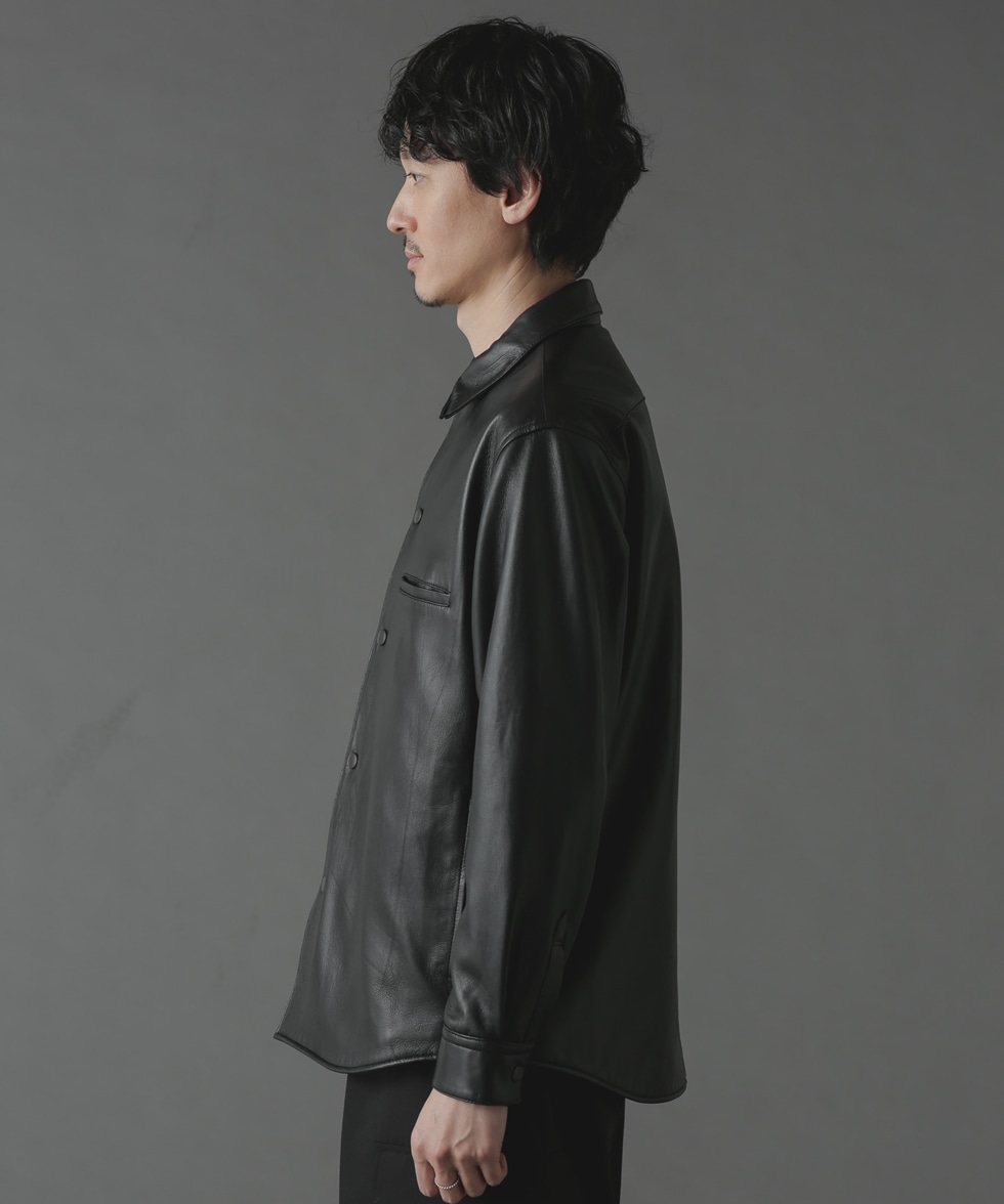 ライトラムナッパシャツジャケット / ブラック | 6684112215 | ナノ ...