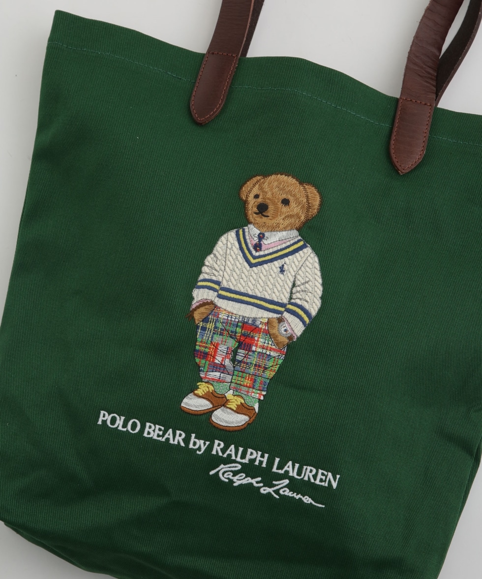 POLO BEAR TOTE / グリーン | 6703132129 | ナノ・ユニバース公式通販