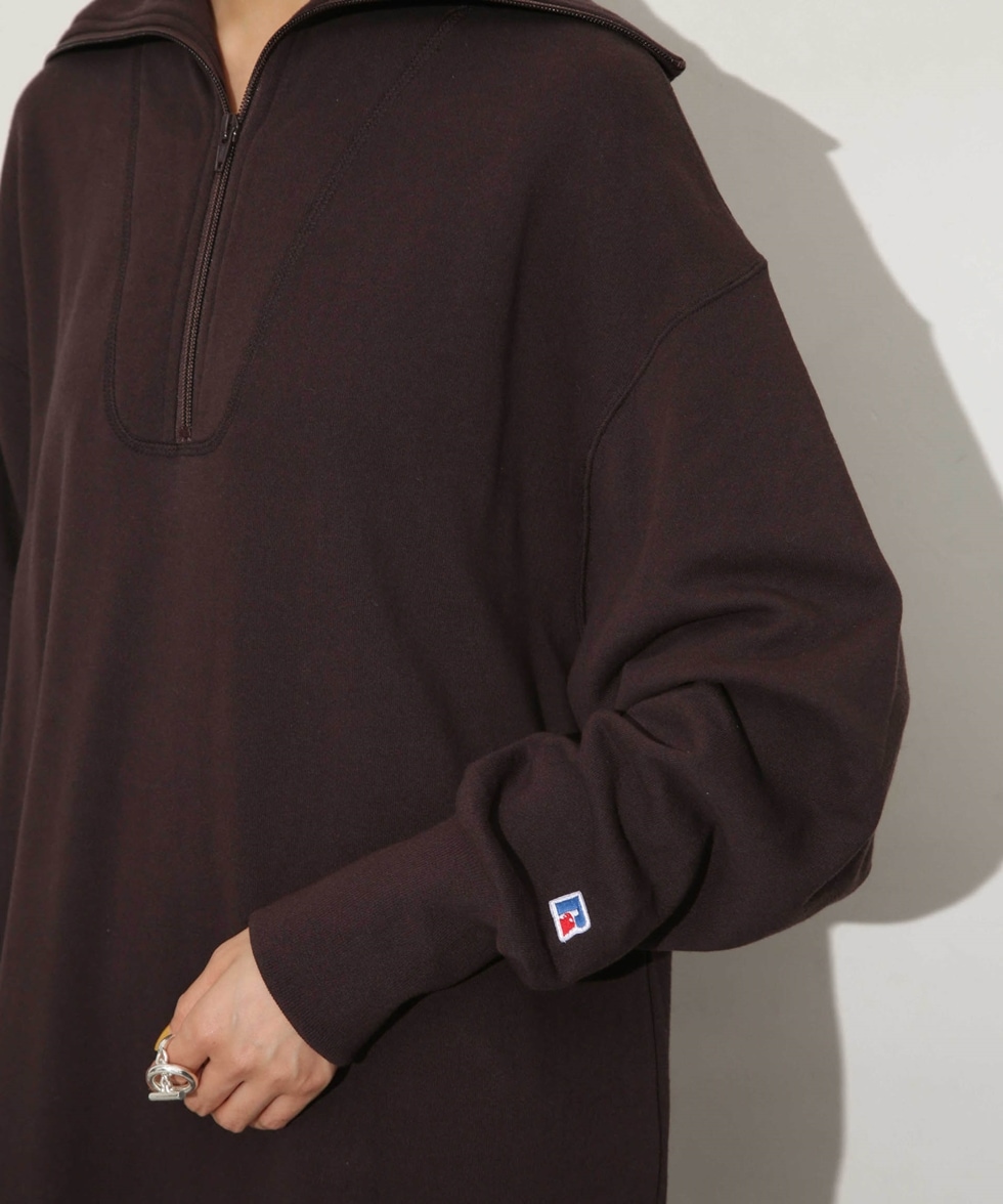 RUSSELL ATHLETIC／別注 Zip Up Sweat One－Piece | ナノユニバース