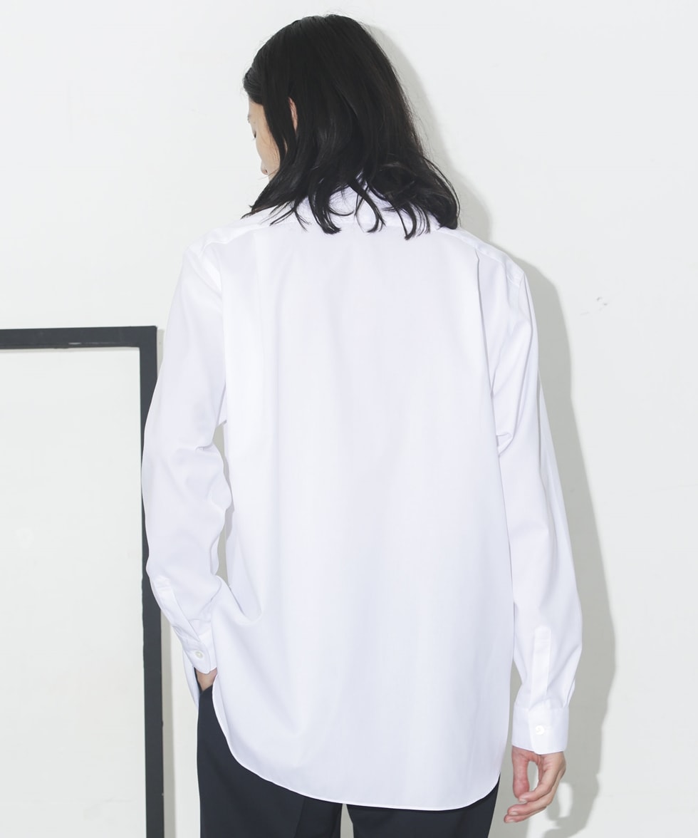 ESSENTIAL LINE｣レギュラーカラーシャツ / ホワイト | 6683220201