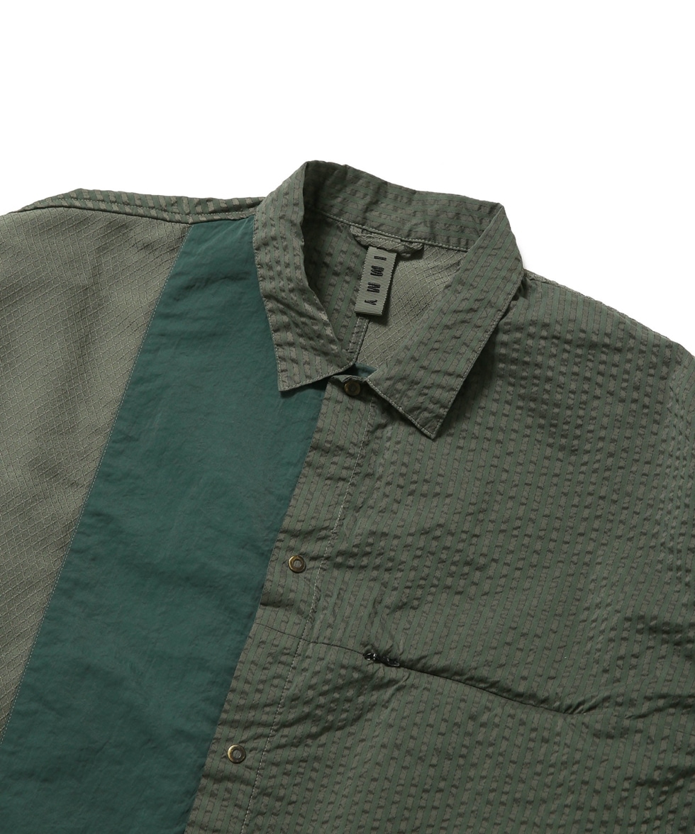 ＧＡＲＭＥＮＴＤＹＥ ＯＶＥＲＳＨＩＲＴＳ / オリーブ | 6702120342