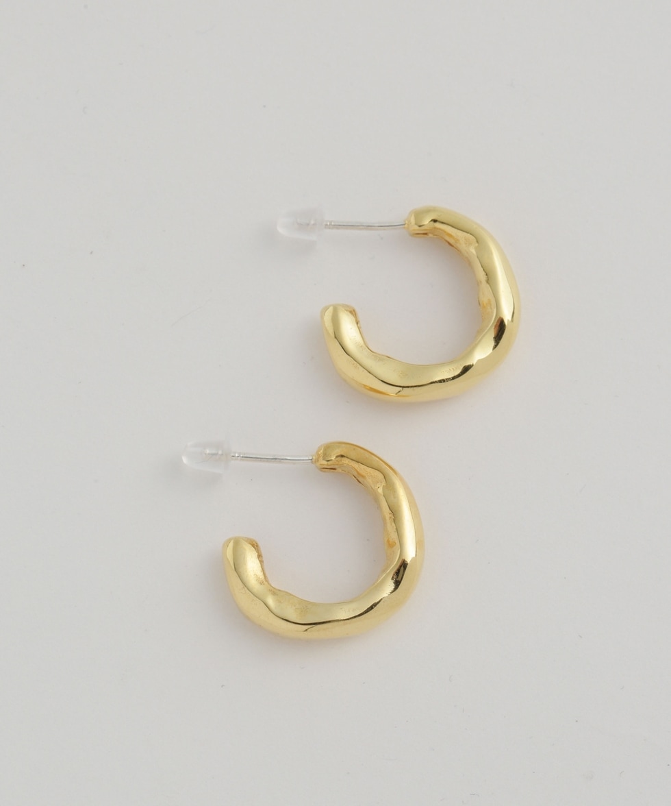 Golden Bough Hoop Earrings / ゴールド | 6713145040 | ナノ