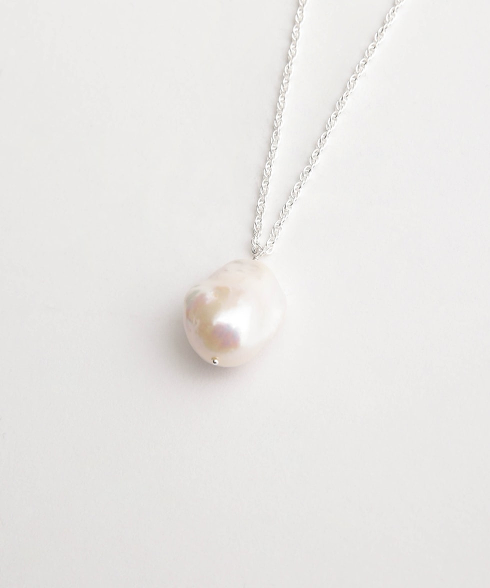baroque pearl necklace / シルバー | 6713146054 | ナノ・ユニバース