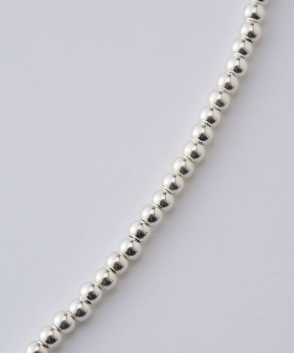 2mm Beaded Necklace / シルバー | 6713246059 | ナノ・ユニバース公式