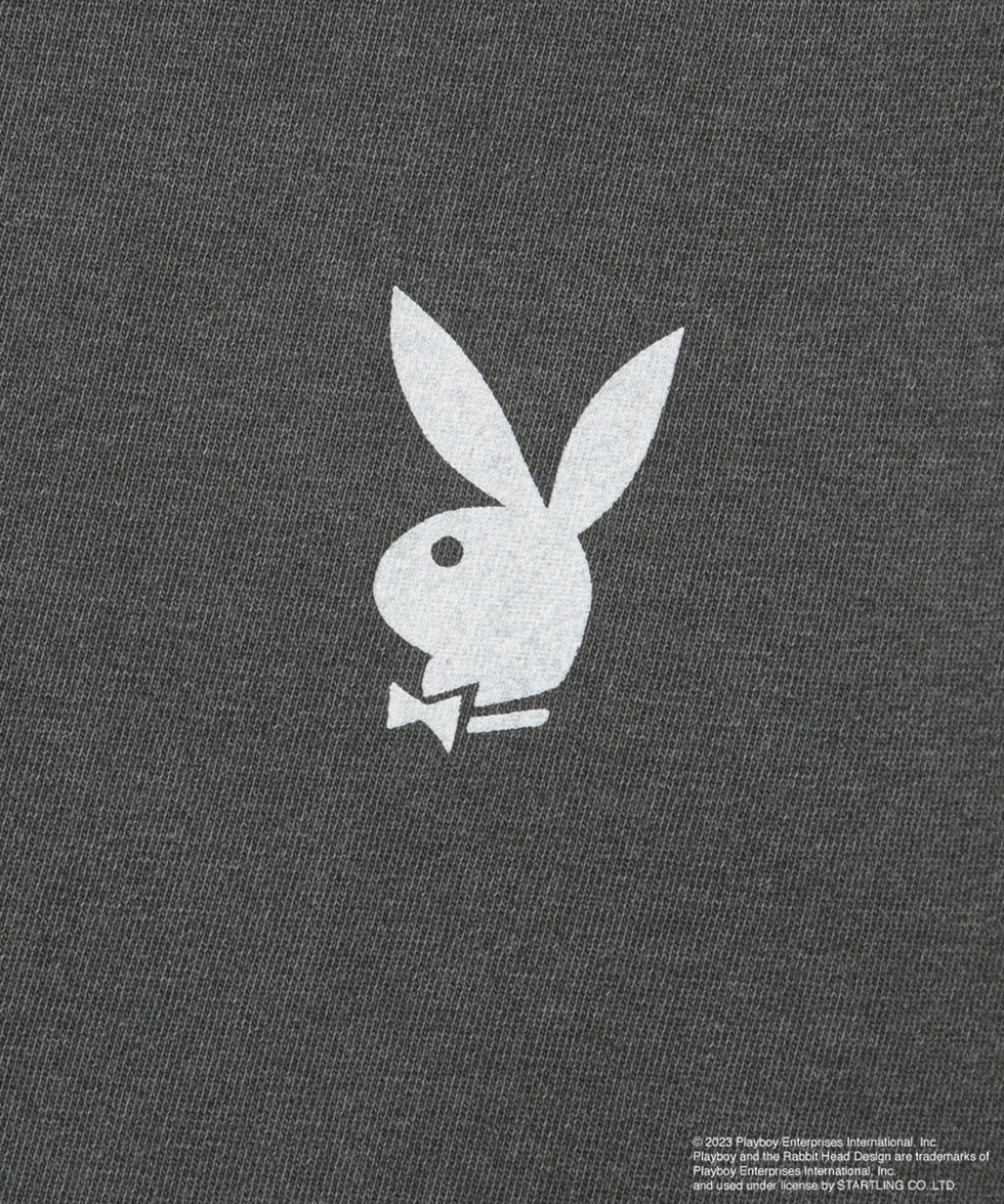 LB.03/「PLAYBOY別注」RABBIT HEAD Tシャツ / ブラック | 6683124245