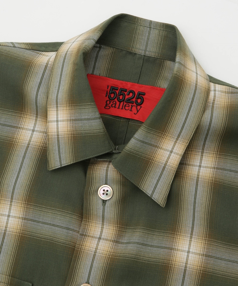 別注 D/POCKET OMBRE CHECK SHIRT / ベージュ | 6703120150 | ナノ