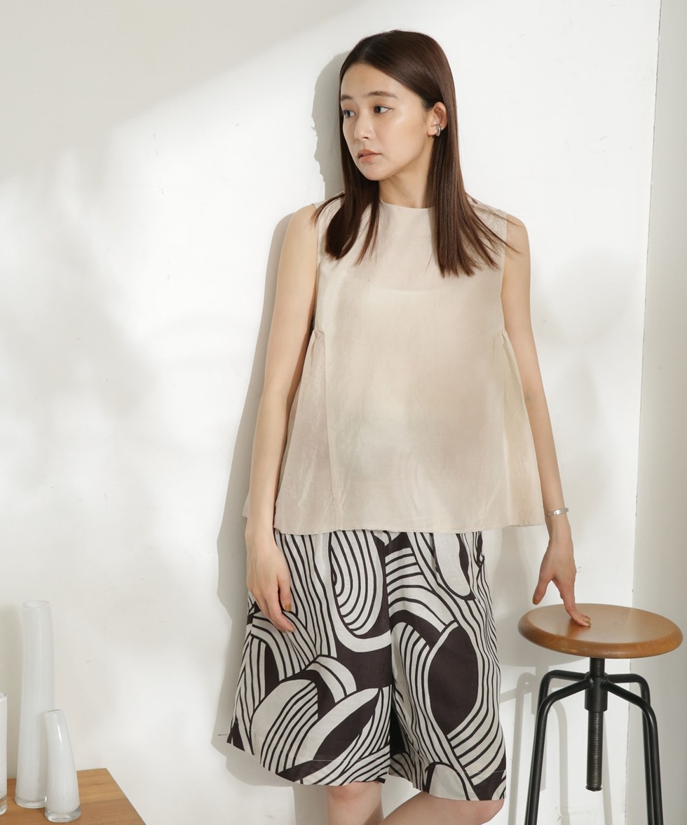 BLOUSE - Khadi Cotton/Silk / エクリュ | 6713121016 | ナノ