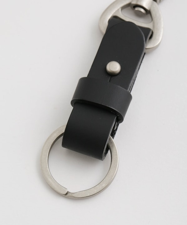STUD KEY RING COW LEATHER