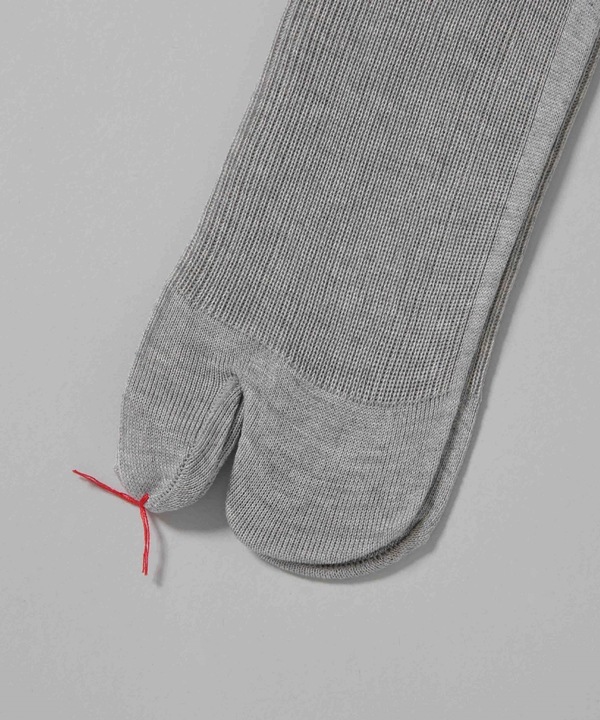 cotton ribbed tabi socks