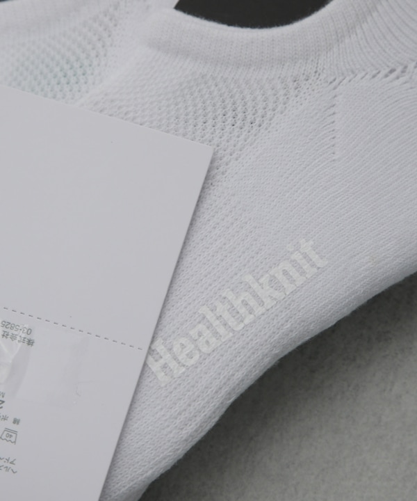 ペナント刺繍ソックス 3足セット/ホワイト