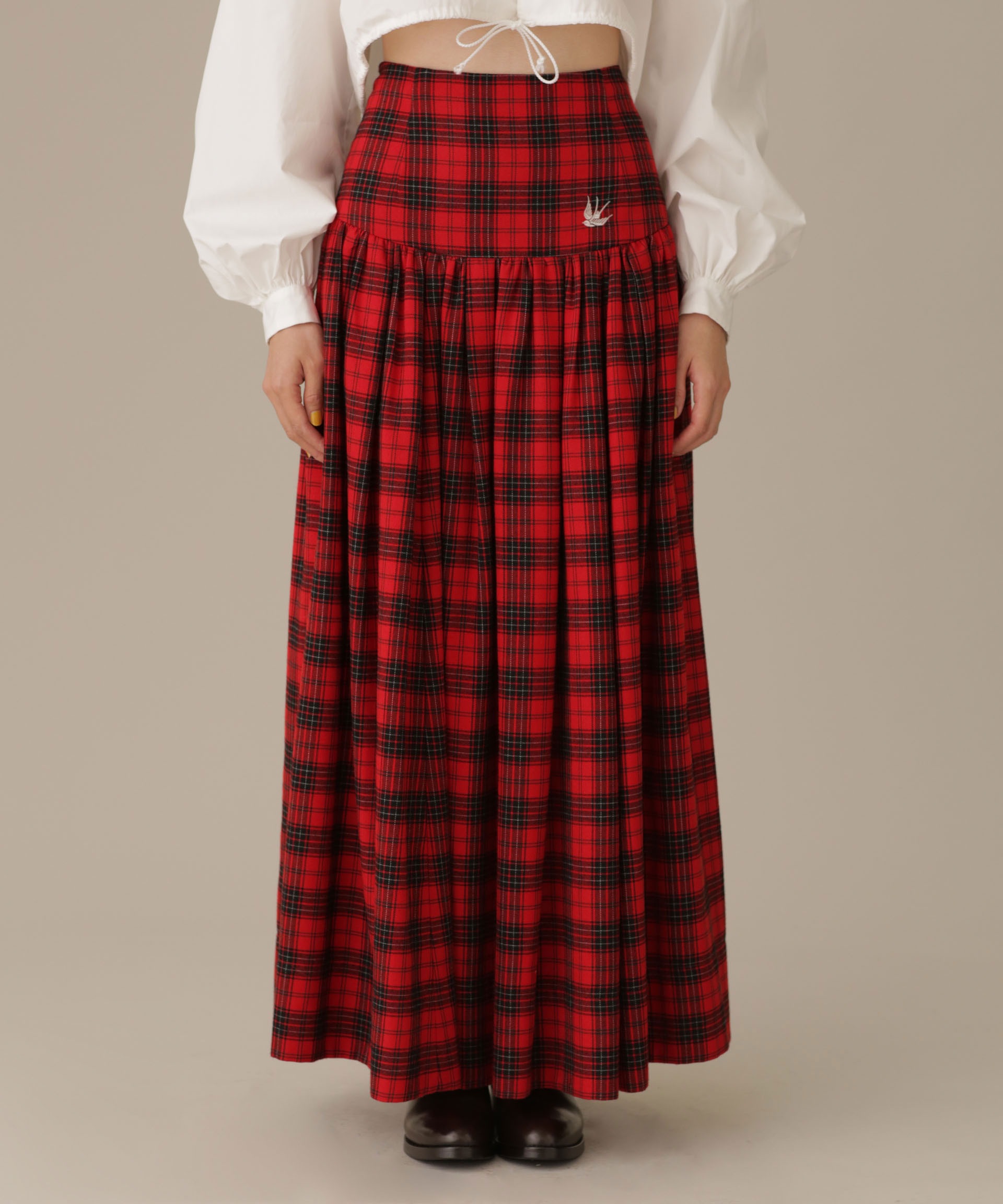 Long Gathered Skirt その他画像4