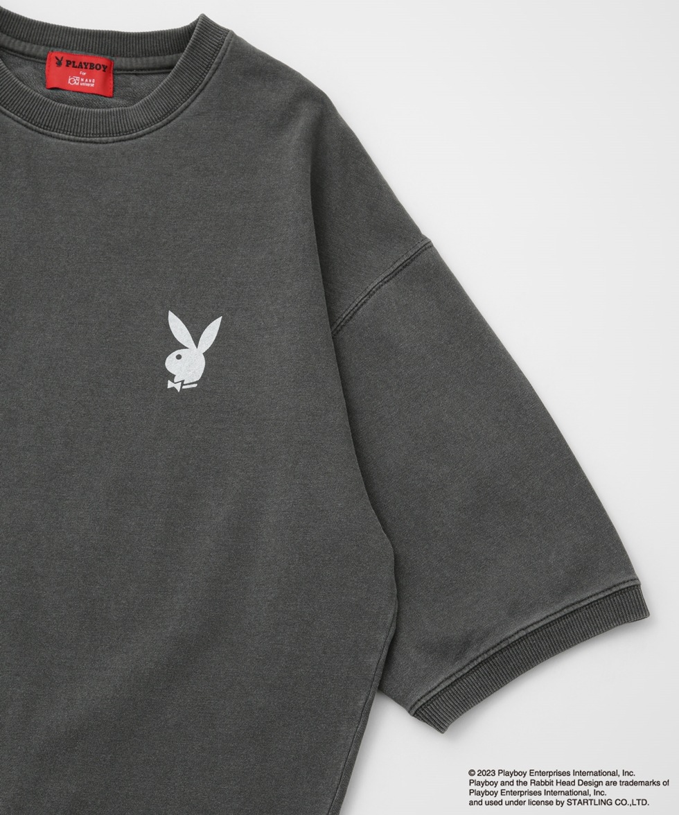 LB.03/「PLAYBOY別注」RABBIT HEAD Tシャツ / ブラック | 6683124245