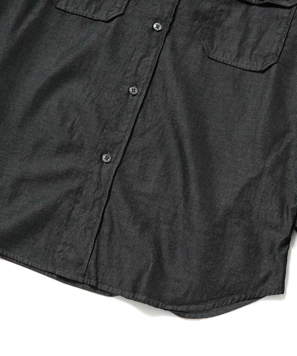 別注ＭＡＲＣＯ ブラックデニム ドレスワークシャツ / ブラック