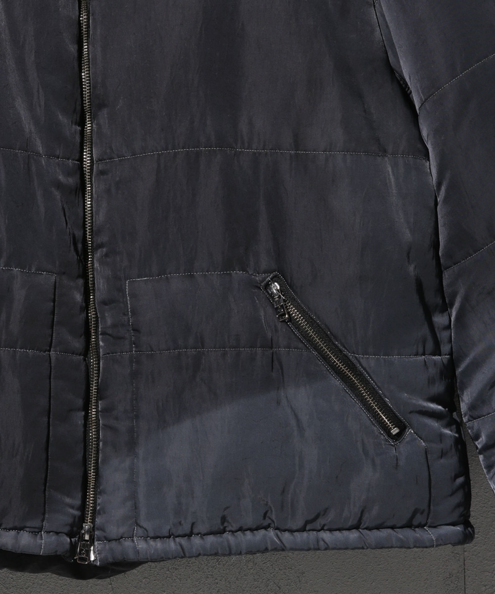 Hand Dyed Puffer Jacket / ブラック | 6703216025 | ナノ・ユニバース ...