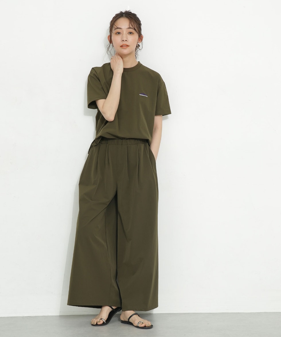 ROOMY FLARE PANTS SET UP / ブラック | 6713129004 | ナノ