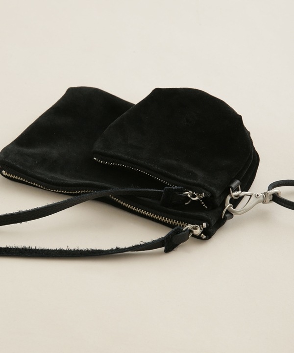 PAIR CASE COW SUEDE WITH STRAP