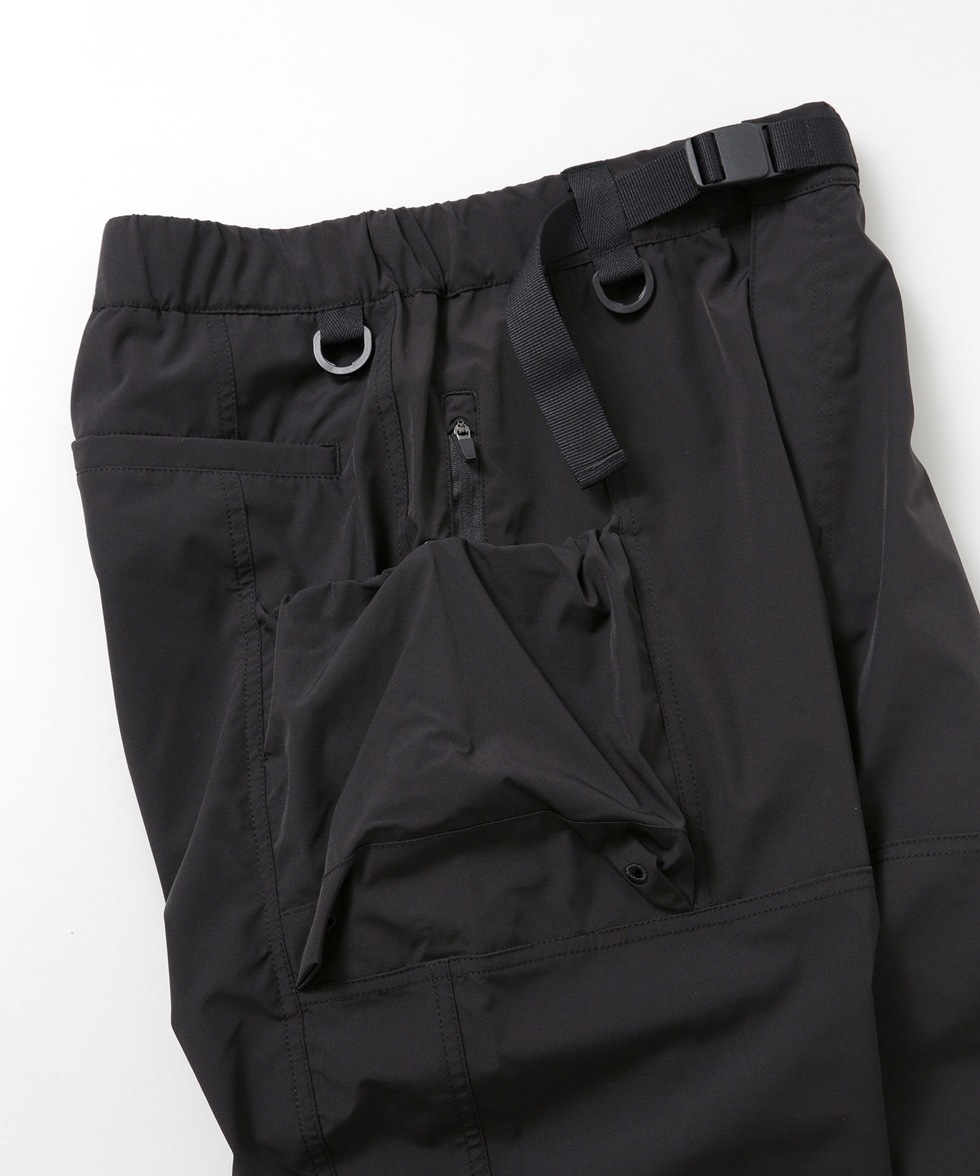 WR LURE BOX WIDE PANTS / ブラック | 6701127005 | ナノ・ユニバース