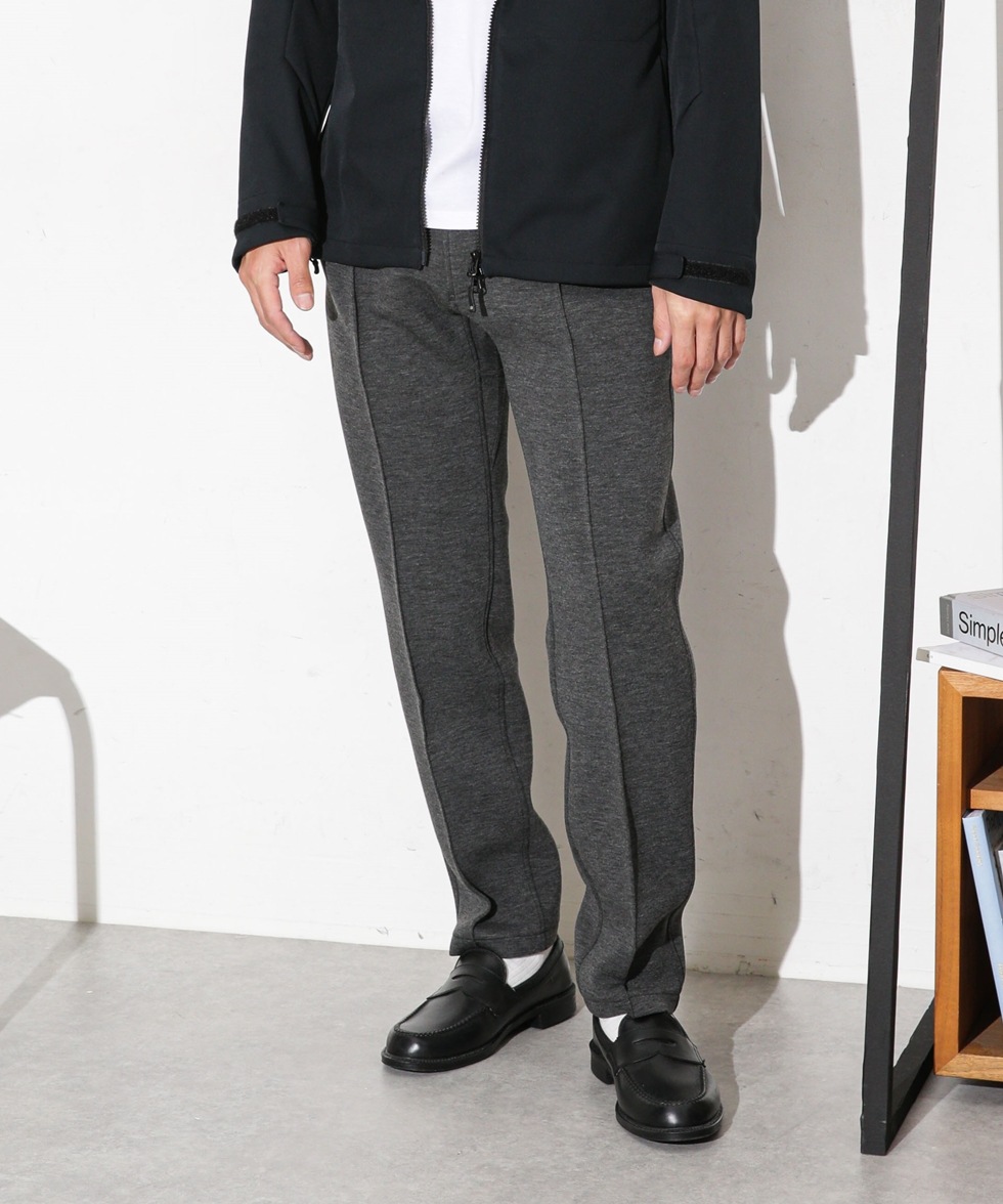 別注 TECK KNIT PIN TUCK PANT / ブラック | 6703227081 | ナノ