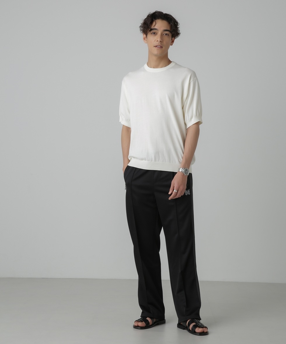 別注 Track Pant Poly Smooth / ブラック | 6704127099 | ナノ 