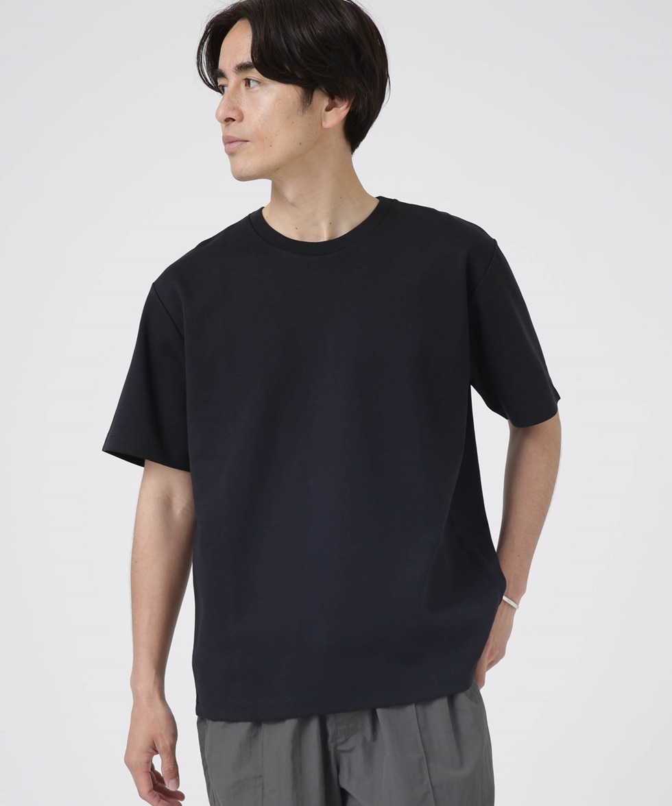 LB.04/バイオポンチクルーネックTシャツ / ブラック | 6723124227