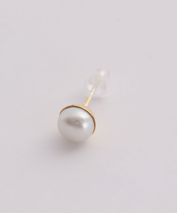 Plate Pearl 2WAY Earrings