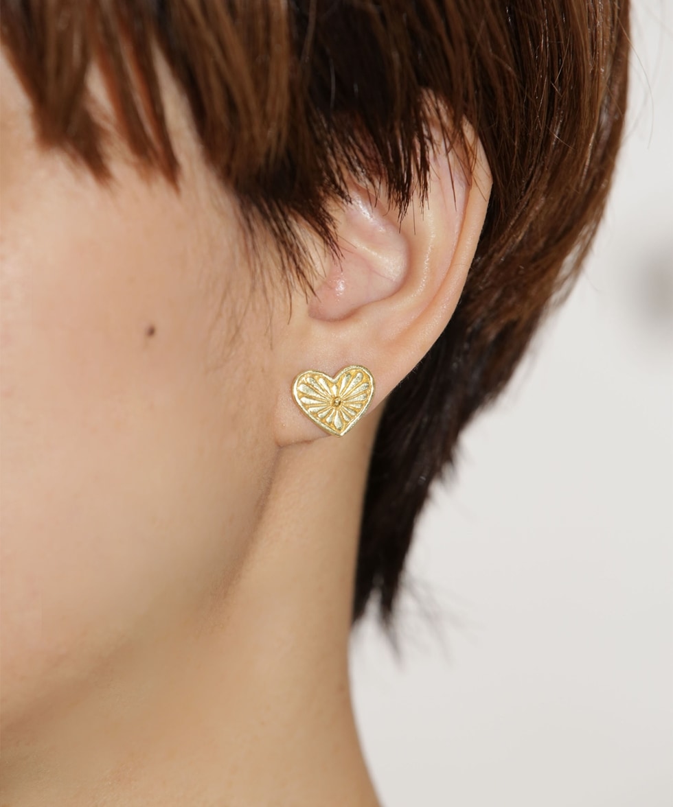 Chibi Jewels/Heart Concho Earrings-