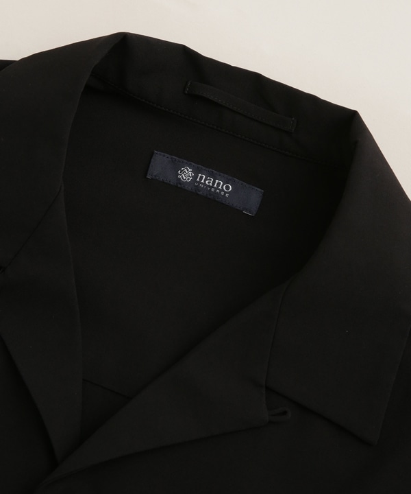 LB.04/ストレッチワイドオープンカラーシャツ　半袖