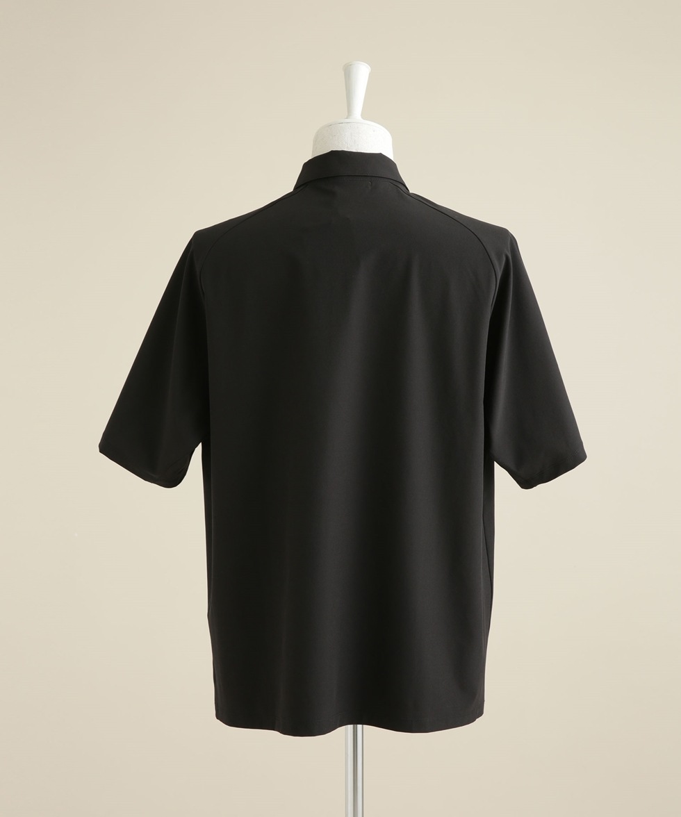 半袖ポロシャツ／オーバーサイズ / ブラック | 6412160701 | ナノ