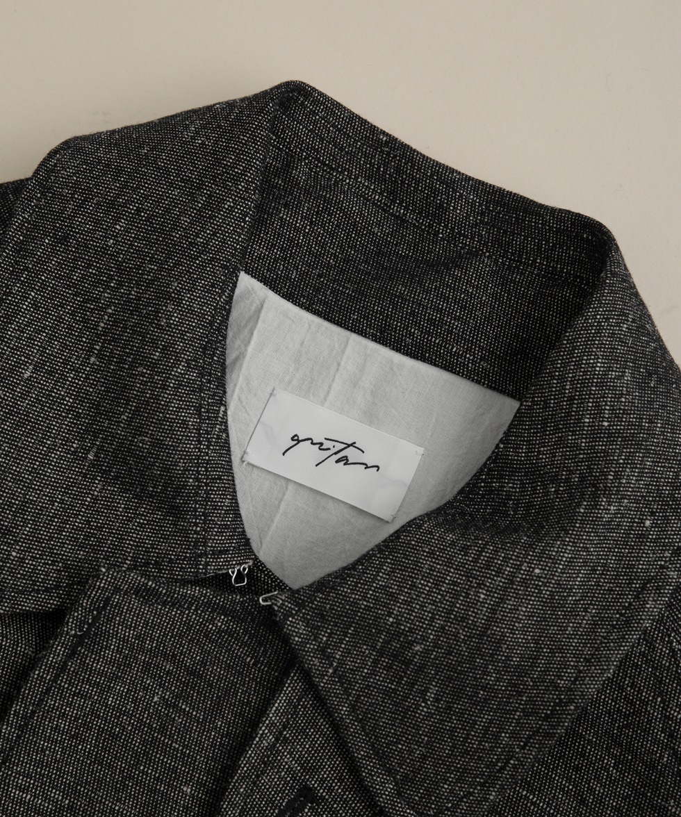 FROCK COAT - Jute/Bamboo Twill