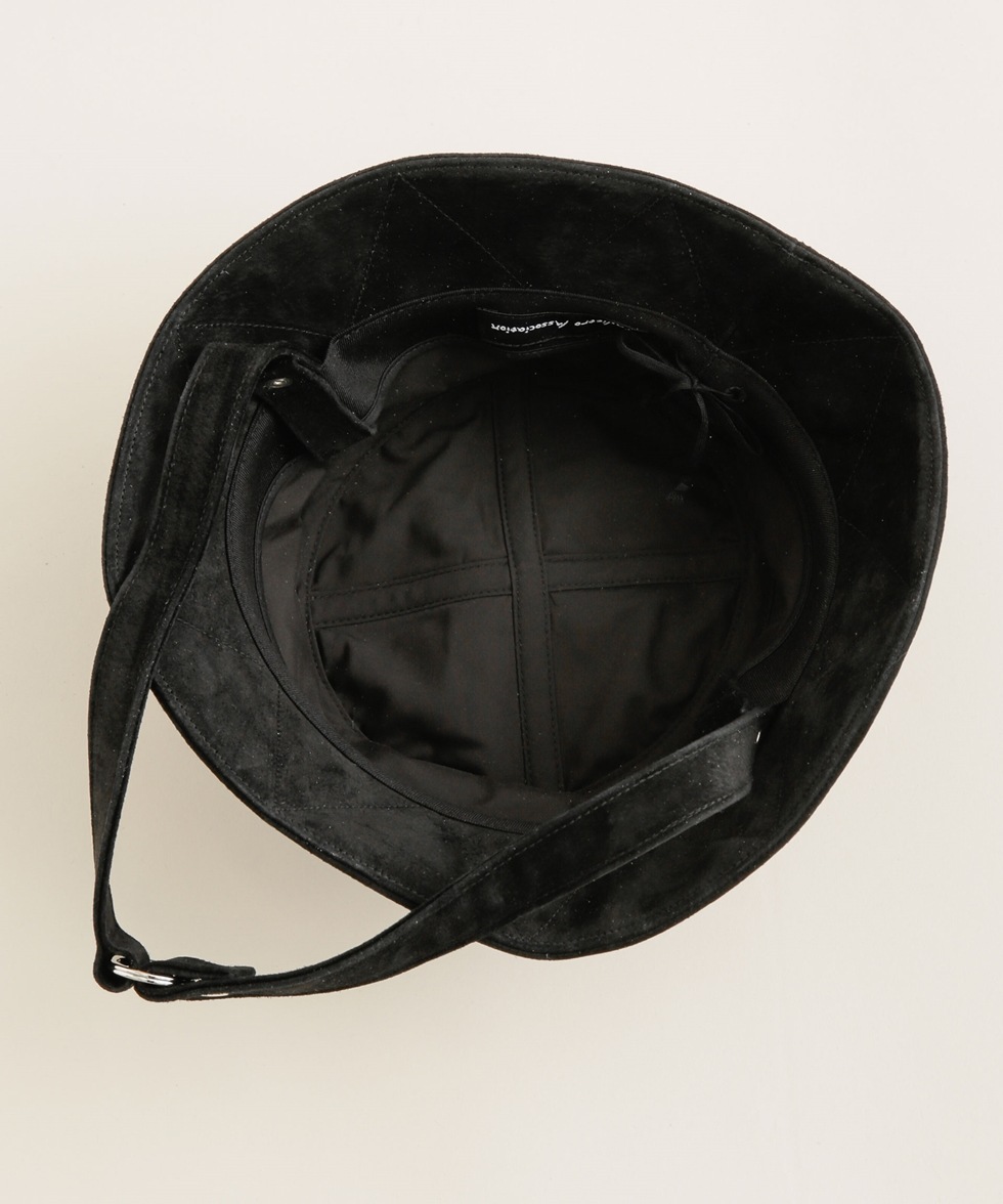 Leather Bucket Hat / ブラック | 6702239084 | ナノ・ユニバース公式