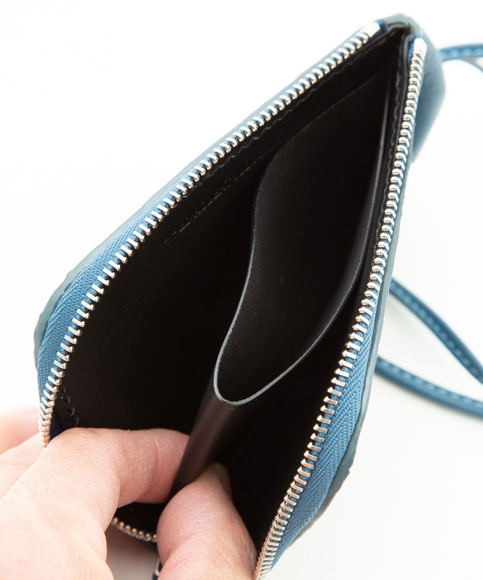 drawstring L-zip purse / ブラック | 6703132104 | ナノ・ユニバース