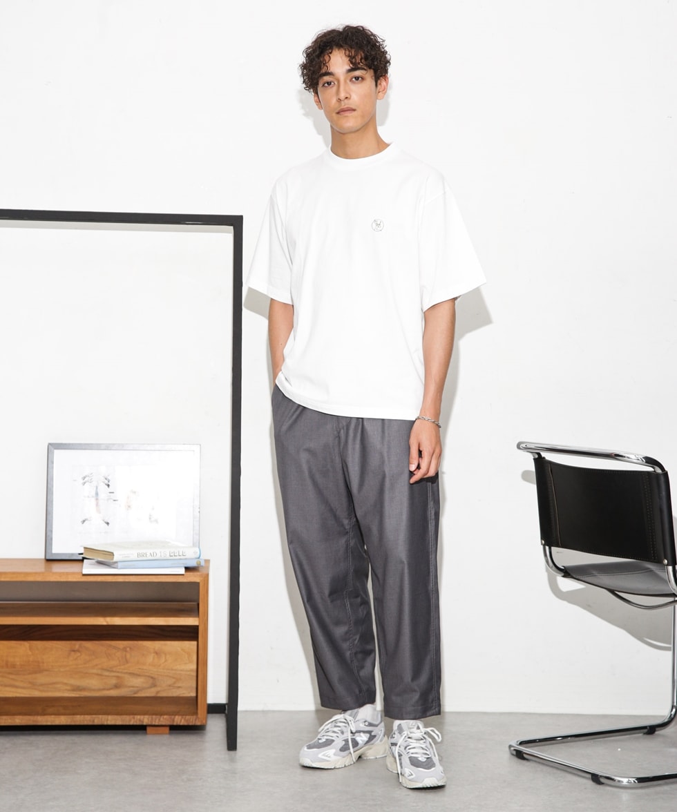 別注 Wide Tapered Pants / ブラック | 6703227087 | ナノ・ユニバース